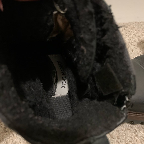 Black Steve Madden men’s boots size 11 US - Picture 4 of 4